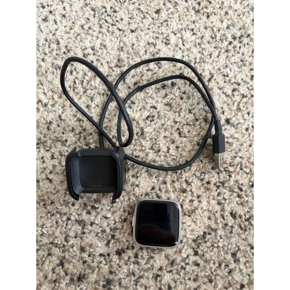 Fitbit Versa 2 Smartwatch Health Tracker with Charger - TESTED WORKS
